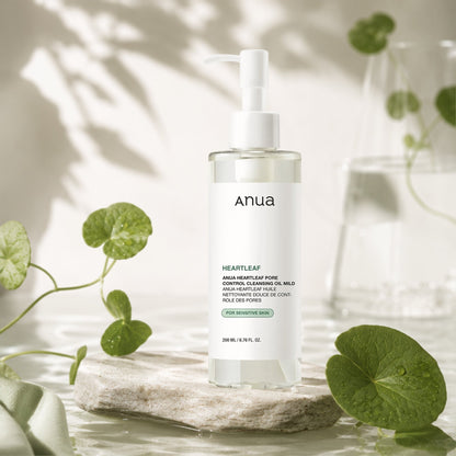 ANUA Heartleaf Pore Control Cleansing Oil 200ml – Ulei de curățare pentru pori și demachiere delicată
