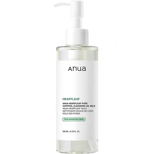 ANUA Heartleaf Pore Control Cleansing Oil 200ml – Ulei de curățare pentru pori și demachiere delicată