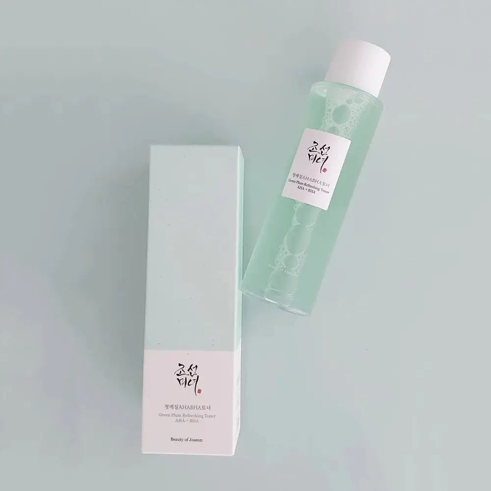 Beauty of Joseon Green Plum Refreshing Toner AHA + BHA 150 ml – flacon și cutie