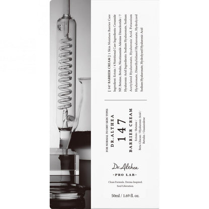 Ambalajul Dr. Althea 147 Barrier Cream 50 ml, formula nouă cu ectoin, betaină și beta-glucan