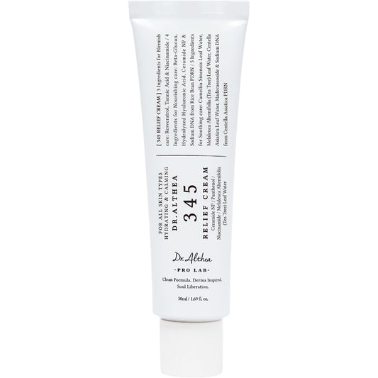 Dr. Althea 345 Relief Cream Renew 50 ml – tub alb pe fundal alb