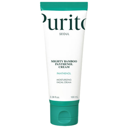 PURITO Mighty Bamboo Panthenol Cream 100ml - Cremă hidratantă pentru bariera cutanată și pielea sensibilă