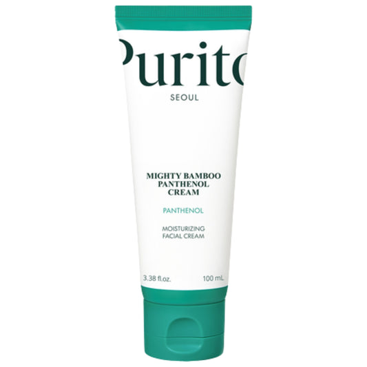 PURITO Mighty Bamboo Panthenol Cream 100ml - Cremă hidratantă pentru bariera cutanată și pielea sensibilă