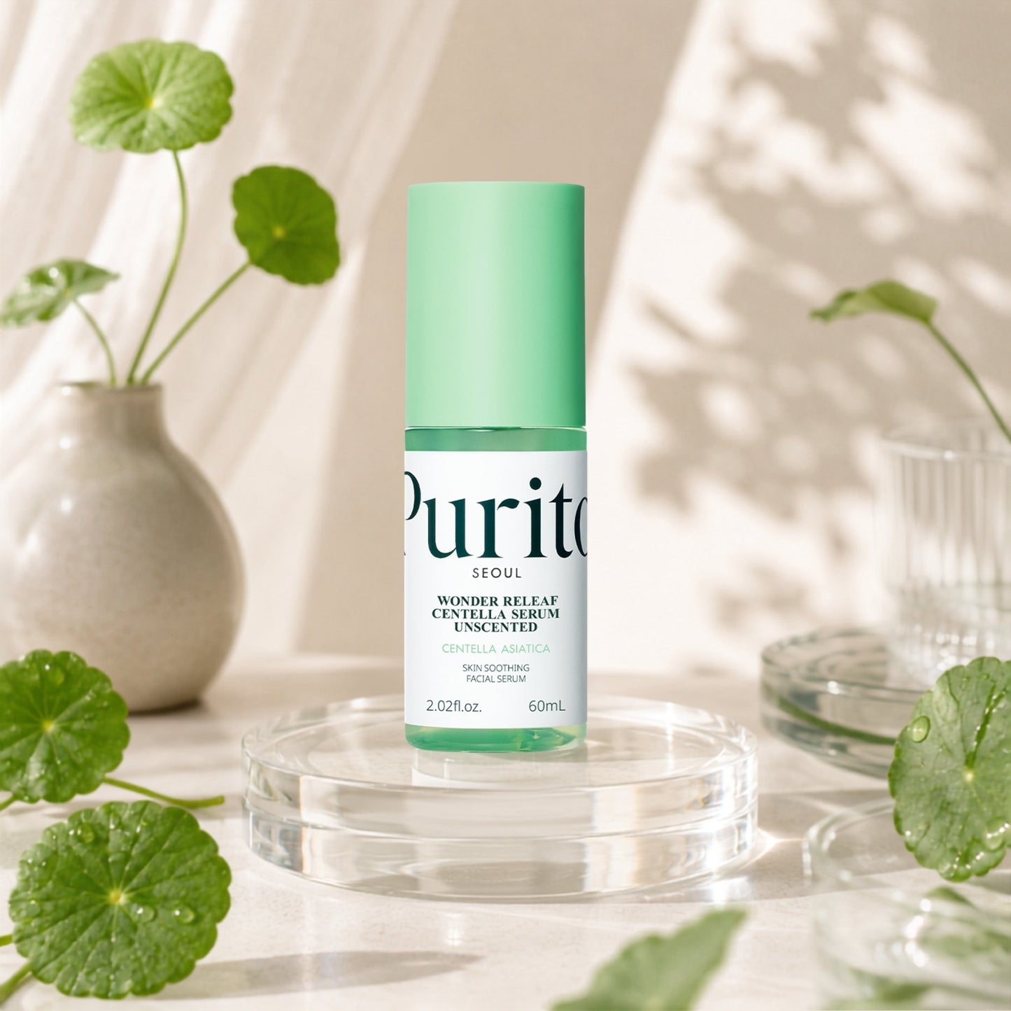 PURITO Wonder Releaf Centella Unscented Serum 60ml cu Centella Asiatica – imagine lifestyle