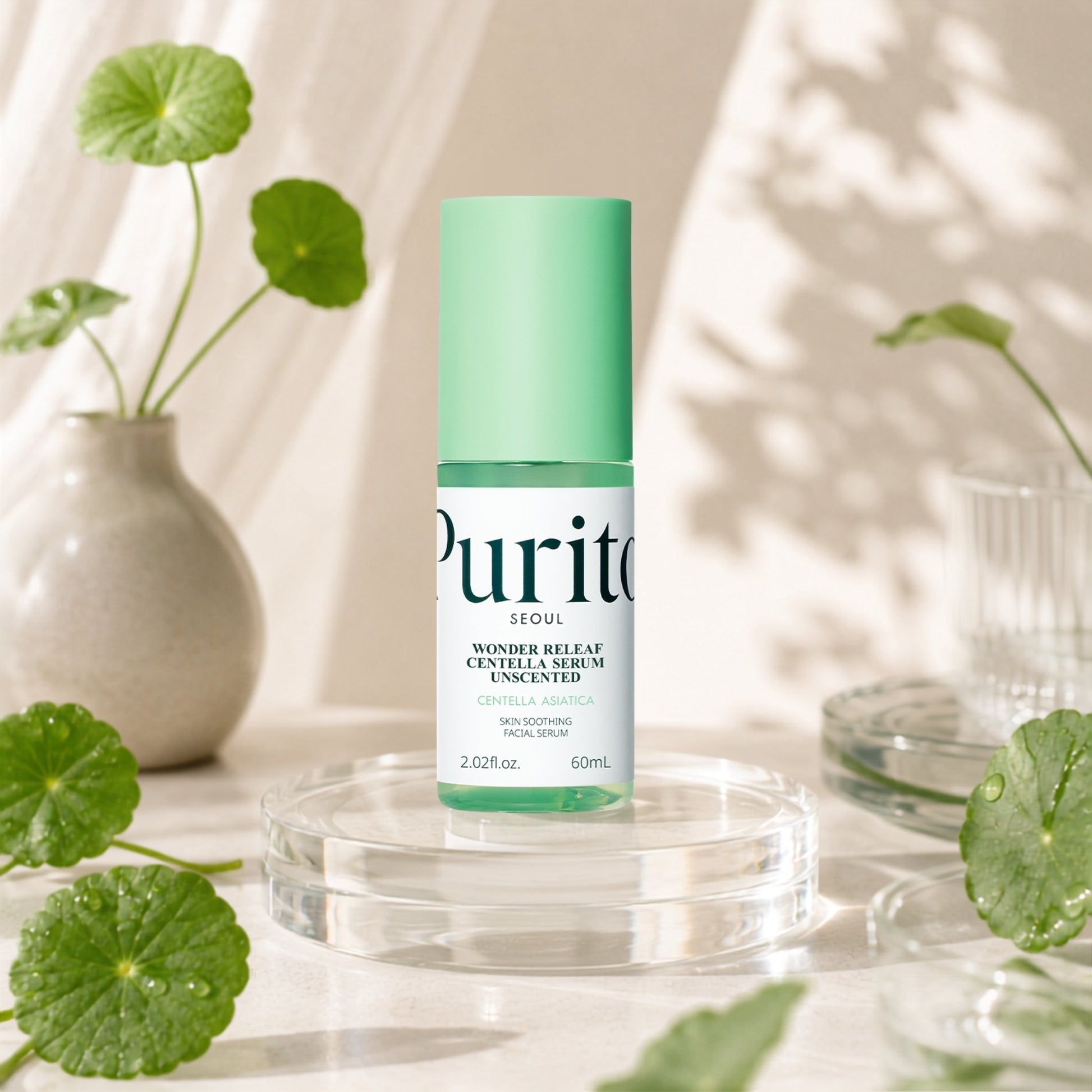 PURITO Wonder Releaf Centella Unscented Serum 60ml cu Centella Asiatica – imagine lifestyle