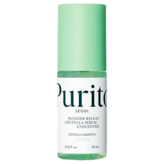 PURITO Wonder Releaf Centella Unscented Serum 60ml – Ser calmant pentru pielea sensibilă și deshidratată