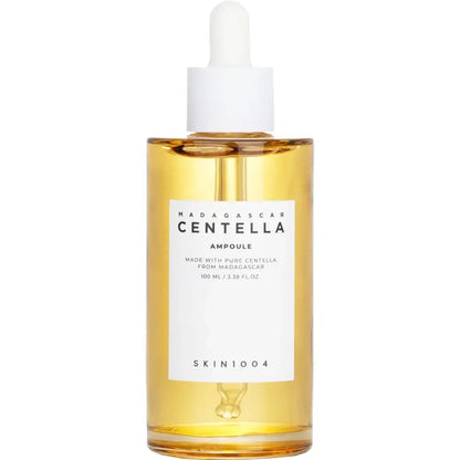 SKIN1004 Madagascar Centella Ampoule 100 ml – flacon cu pipetă pe fundal alb