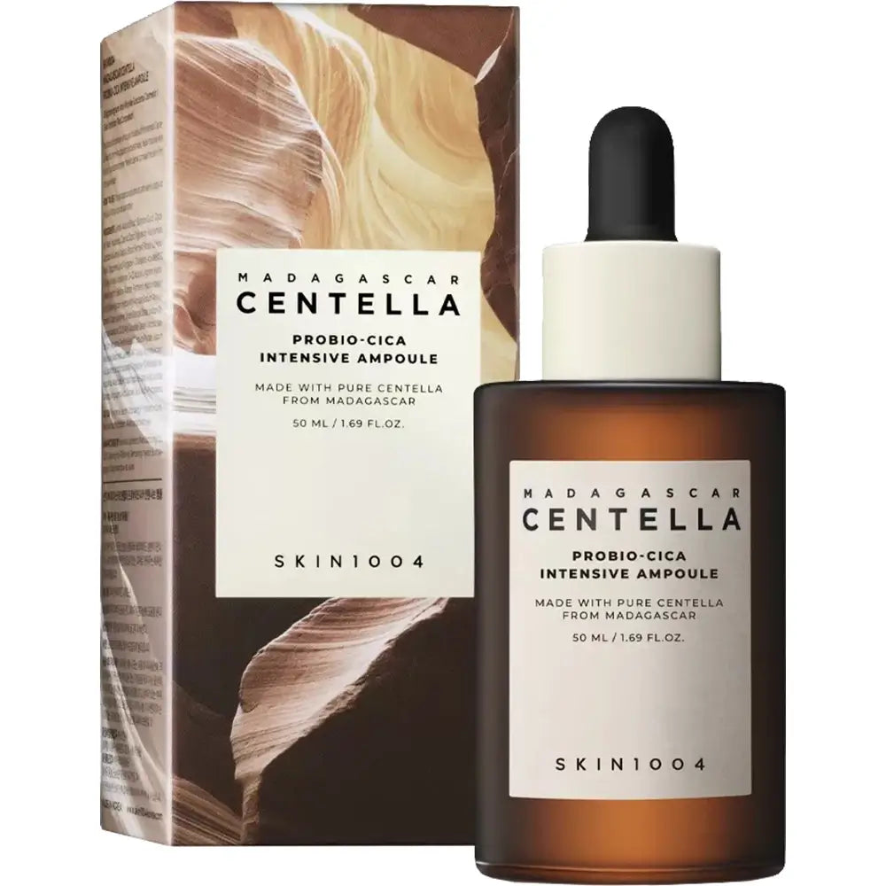 SKIN1004 Madagascar Centella Probio-Cica Intensive Ampoule 50 ml – flacon și cutie